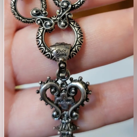 Barbara Bixby 18kt and Sterling Chocolate Pearl Key Enhancer Necklace - Picture 9 of 16